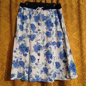 Large lularoe floral skirt